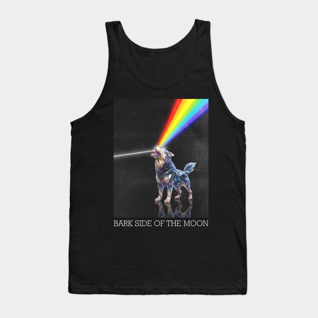 BARK SIDE OF THE MOON Tank Top by circlestances